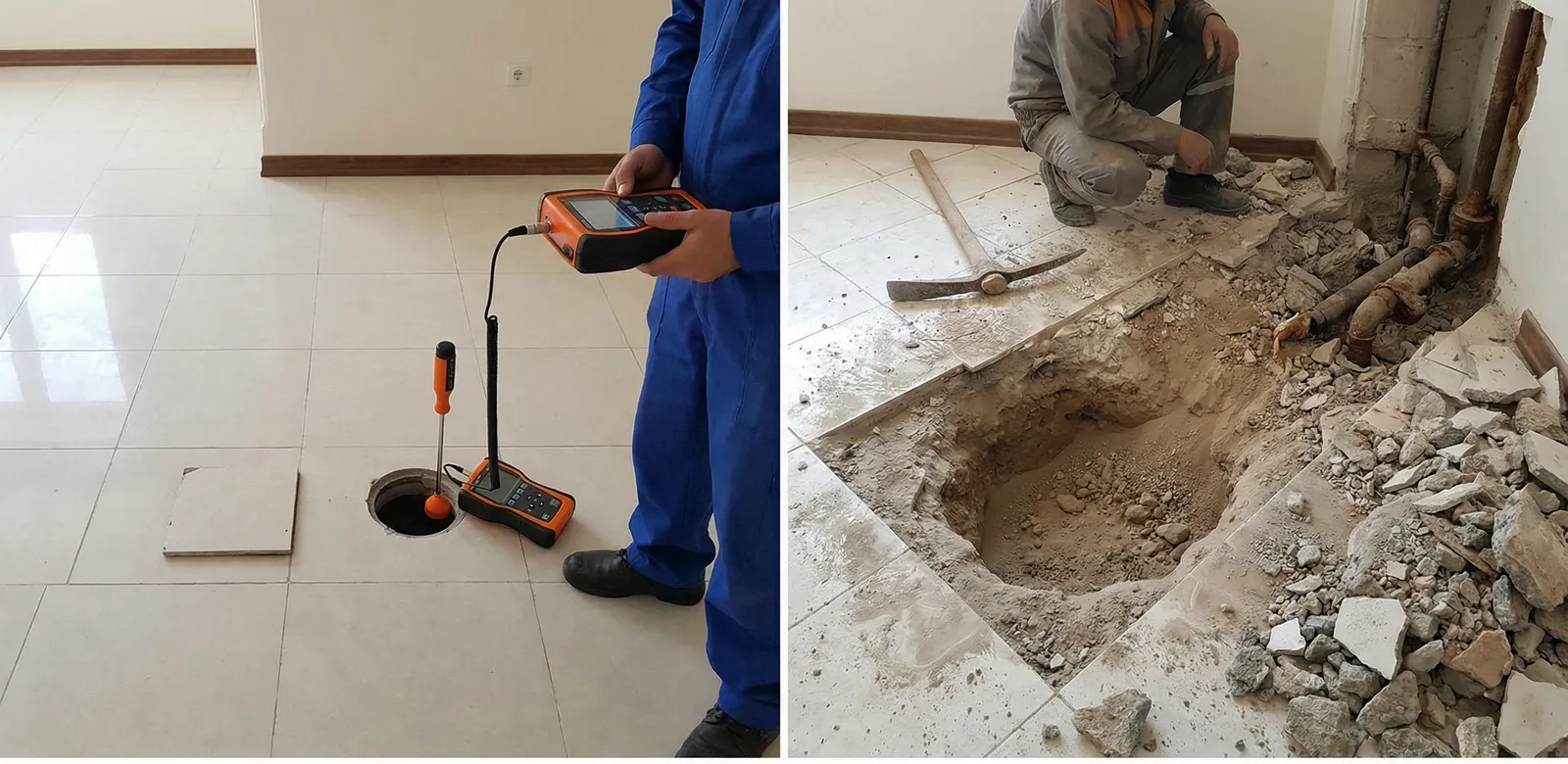 نشانههای ترکیدگی لوله - خدمات حرفهای تهرانفن